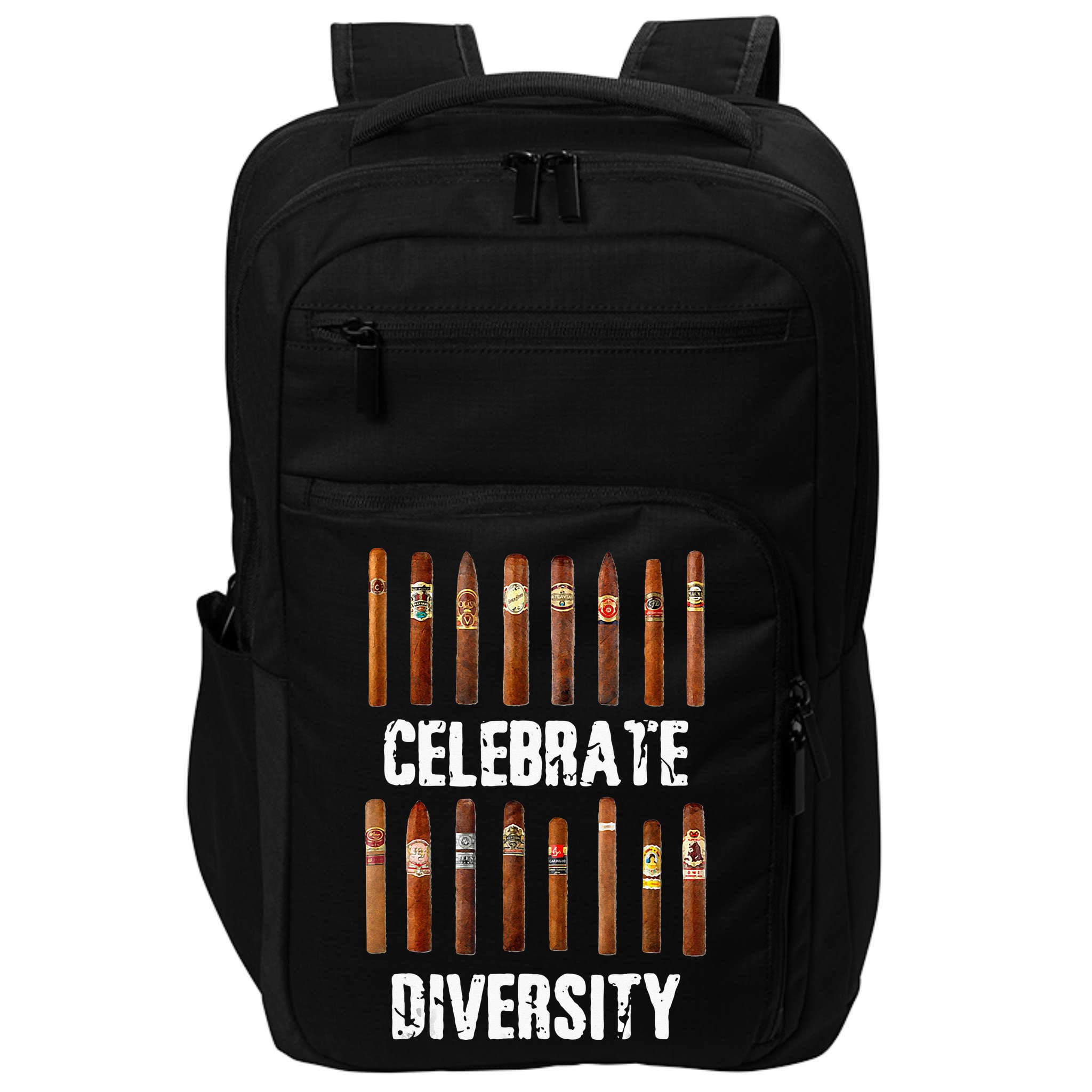 Celebrate Diversity Smoke Cigars Cigar Smoking Impact Tech Backpack