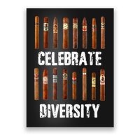 Celebrate Diversity Smoke Cigars Cigar Smoking Poster