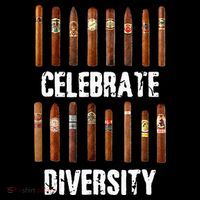 Celebrate Diversity Smoke Cigars Cigar Smoking Tank Top