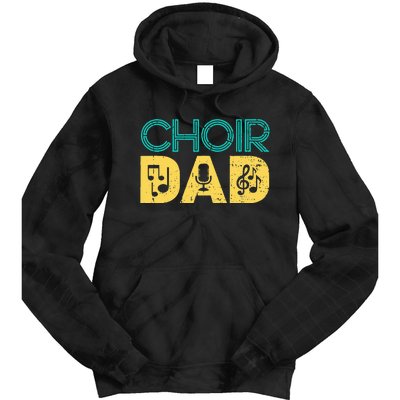 Choir Dad Singer Music Group Choir Directors Teacher Tie Dye Hoodie