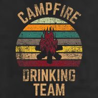 Campfire Drinking Team Beer Alcohol Funny Camping 11oz C Handle Ceramic Mug