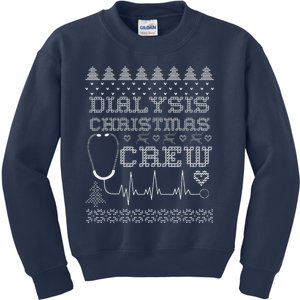 Christmas Dialysis Technicianney Nurse Christmas Crew Kids Sweatshirt