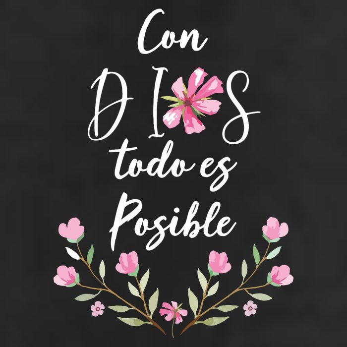 Con Dios Todo Es Posible Shirts Christian Spanish Adult Drive Performance Visor