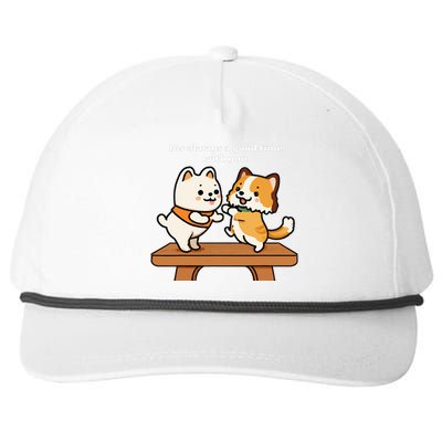 Cute Dog Tee Always A Good Time With You Snapback Five-Panel Rope Hat