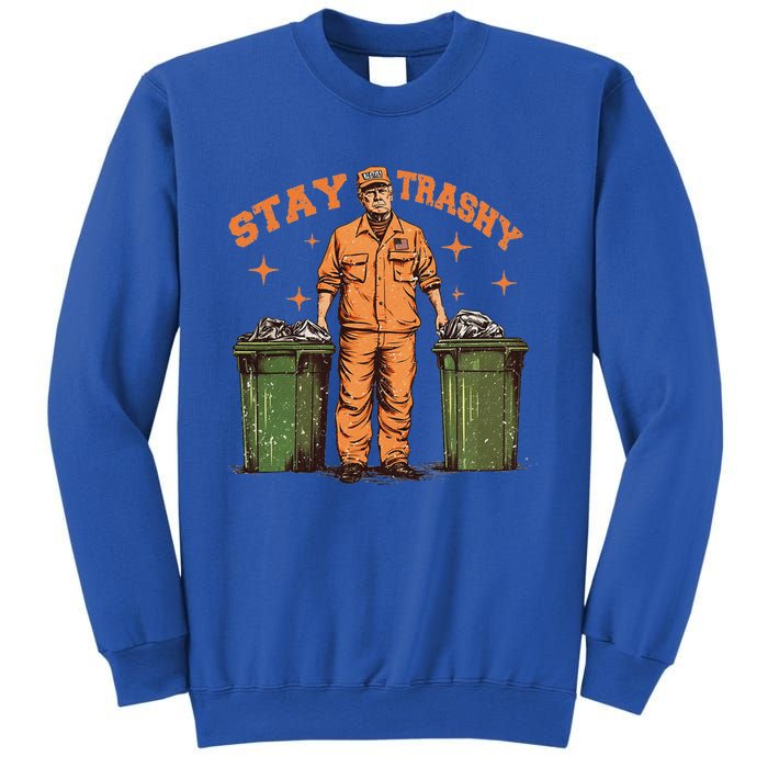 Cool Donald Trump As Garbage Collector Stay TrashyTrump 47rt Sweatshirt