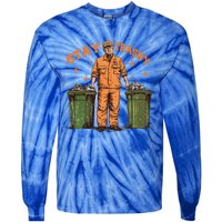 Cool Donald Trump As Garbage Collector Stay TrashyTrump 47rt Tie-Dye Long Sleeve Shirt