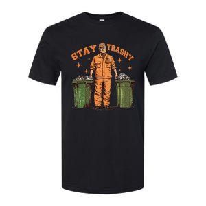 Cool Donald Trump As Garbage Collector Stay TrashyTrump 47rt Softstyle CVC T-Shirt