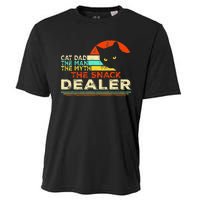 Cat Dad The Man The Myth The Snack Dealer Cooling Performance Crew T-Shirt