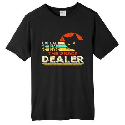 Cat Dad The Man The Myth The Snack Dealer Tall Fusion ChromaSoft Performance T-Shirt