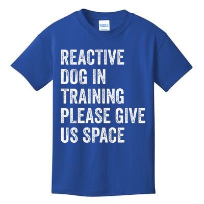 Certified Dog Trainers Reactive Dog In Training Dog Handlers Kids T-Shirt