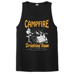 Campfire Drinking Team Camping Lover Scout Camper PosiCharge Competitor Tank