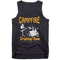 Campfire Drinking Team Camping Lover Scout Camper Tank Top