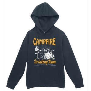 Campfire Drinking Team Camping Lover Scout Camper Urban Pullover Hoodie