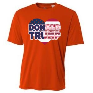 Cool Donald Trump Heart Election 2024 Cooling Performance Crew T-Shirt