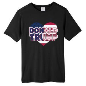 Cool Donald Trump Heart Election 2024 Tall Fusion ChromaSoft Performance T-Shirt