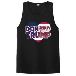 Cool Donald Trump Heart Election 2024 PosiCharge Competitor Tank