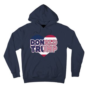 Cool Donald Trump Heart Election 2024 Hoodie