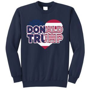 Cool Donald Trump Heart Election 2024 Sweatshirt