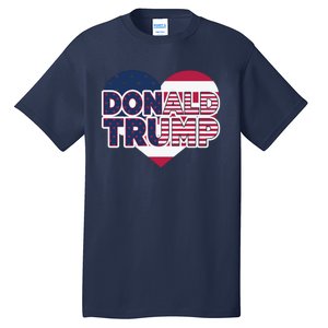 Cool Donald Trump Heart Election 2024 Tall T-Shirt