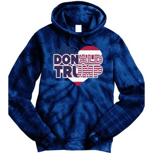 Cool Donald Trump Heart Election 2024 Tie Dye Hoodie