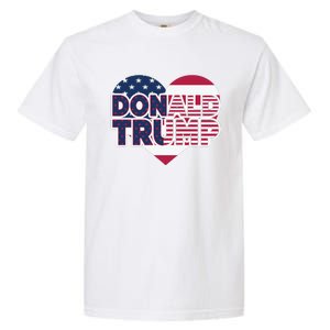 Cool Donald Trump Heart Election 2024 Garment-Dyed Heavyweight T-Shirt