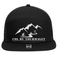 Col Du Tourmalet, France, Cycling, Pyrenees 7 Panel Mesh Trucker Snapback Hat