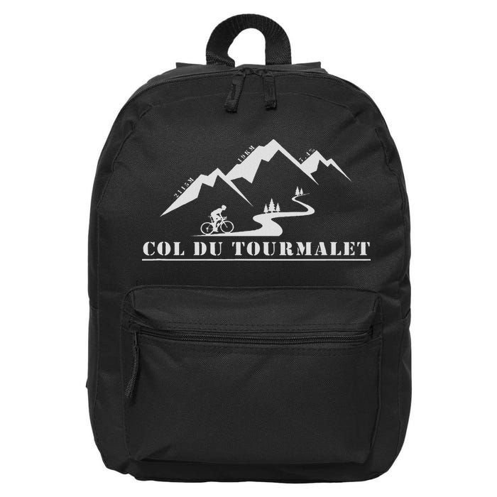 Col Du Tourmalet, France, Cycling, Pyrenees 16 in Basic Backpack
