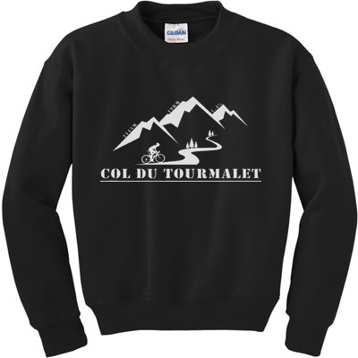 Col Du Tourmalet, France, Cycling, Pyrenees Kids Sweatshirt