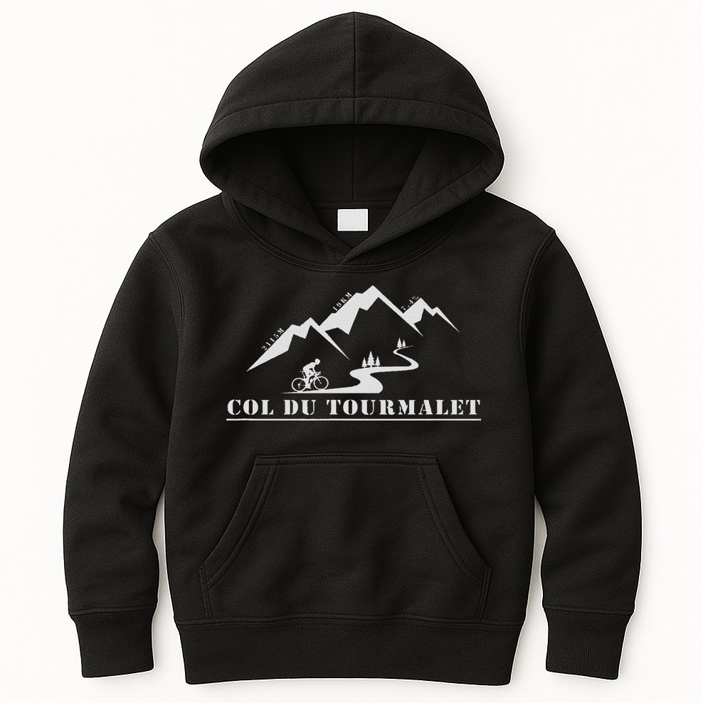 Col Du Tourmalet, France, Cycling, Pyrenees Kids Hoodie