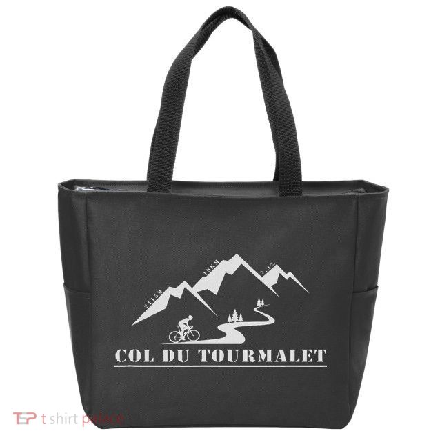 Col Du Tourmalet, France, Cycling, Pyrenees Zip Tote Bag