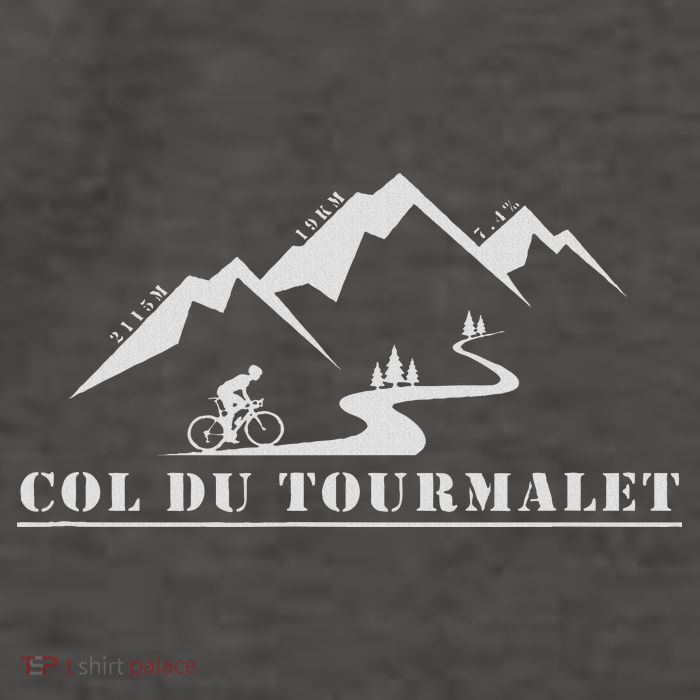 Col Du Tourmalet, France, Cycling, Pyrenees Vector Backpack
