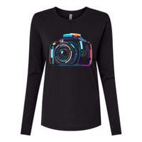 Cameras Don't Take Photos Photographers Do Photography Lover Womens Cotton Relaxed Long Sleeve T-Shirt