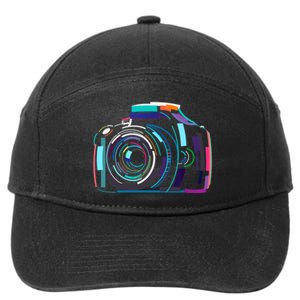 Cameras Don't Take Photos Photographers Do Photography Lover 7-Panel Snapback Hat