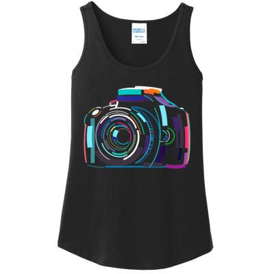 Cameras Don't Take Photos Photographers Do Photography Lover Ladies Essential Tank