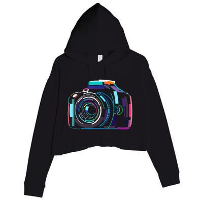 Cameras Don't Take Photos Photographers Do Photography Lover Crop Fleece Hoodie