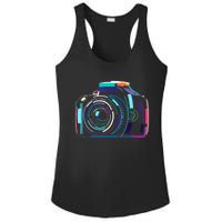 Cameras Don't Take Photos Photographers Do Photography Lover Ladies PosiCharge Competitor Racerback Tank