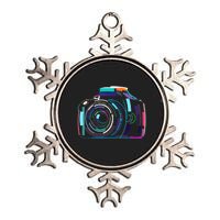 Cameras Don't Take Photos Photographers Do Photography Lover Metallic Star Ornament