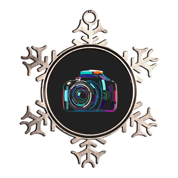 Cameras Don't Take Photos Photographers Do Photography Lover Metallic Star Ornament