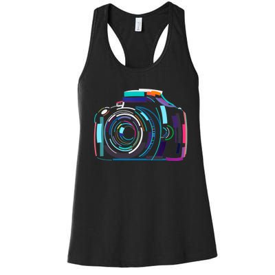 Cameras Don't Take Photos Photographers Do Photography Lover Women's Racerback Tank