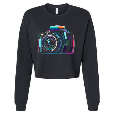 Cameras Don't Take Photos Photographers Do Photography Lover Cropped Pullover Crew