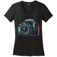 Cameras Don't Take Photos Photographers Do Photography Lover Women's V-Neck T-Shirt