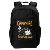 Campfire Drinking Team Camping Lover Scout Camper Daily Commute Backpack