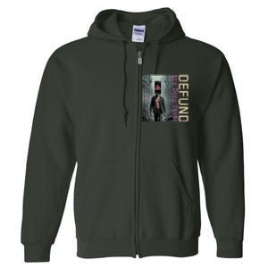 Conservative Defund The Deep State Great Reset Full Zip Hoodie