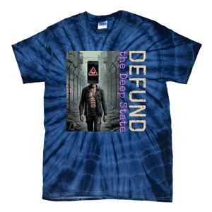 Conservative Defund The Deep State Great Reset Tie-Dye T-Shirt