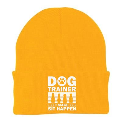 Cool Dog Trainer For Women Dog Training Agility Class Knit Cap Winter Beanie