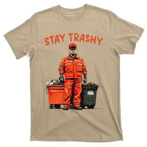 Cool Donald Trump Garbage Stay Trashy Funny Maga Trump 2024 T-Shirt