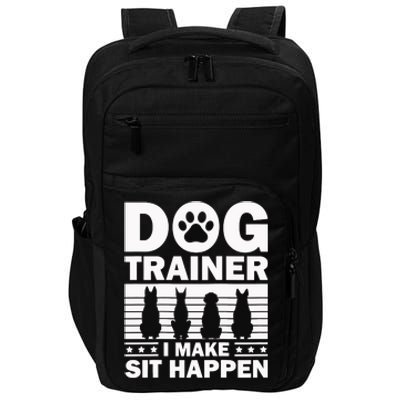 Cool Dog Trainer Dog Training Agility Class Cool Gift Impact Tech Backpack