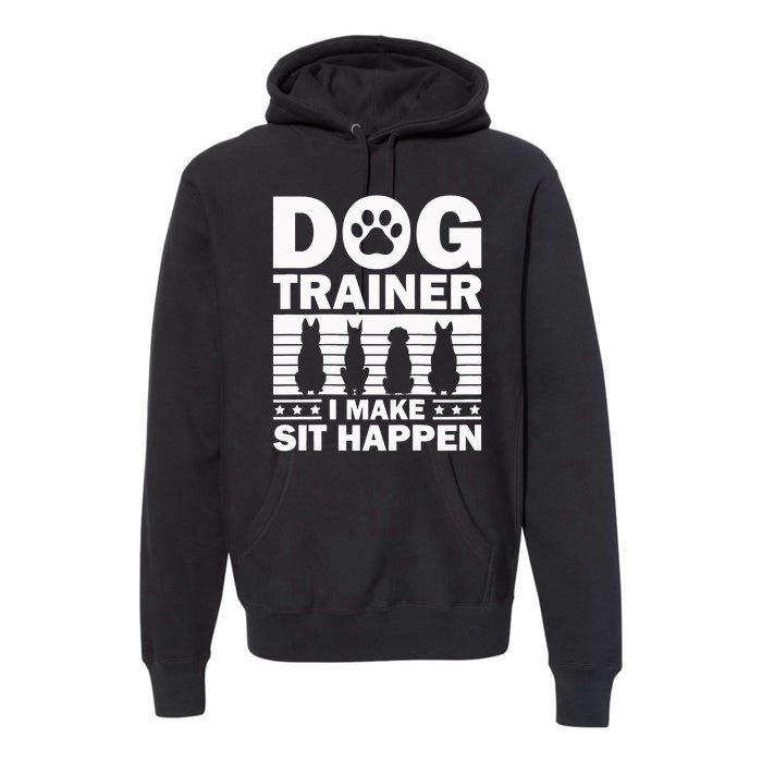 Cool Dog Trainer Dog Training Agility Class Cool Gift Premium Hoodie