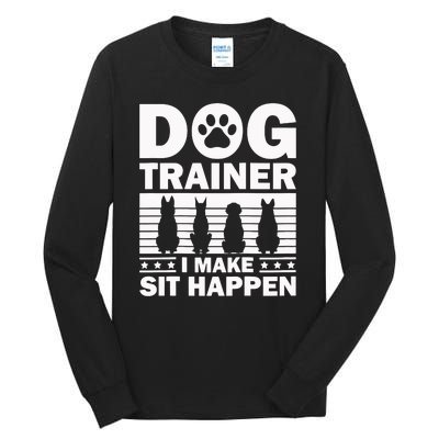 Cool Dog Trainer Dog Training Agility Class Cool Gift Tall Long Sleeve T-Shirt