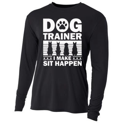 Cool Dog Trainer Dog Training Agility Class Cool Gift Cooling Performance Long Sleeve Crew